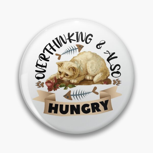 Item preview, Overthinking and also hungry designed and sold by dogcuddleralert.