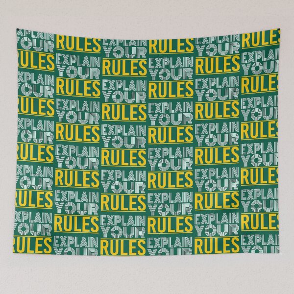 Item preview, Explain your Rules designed and sold by AnveeBubbles.