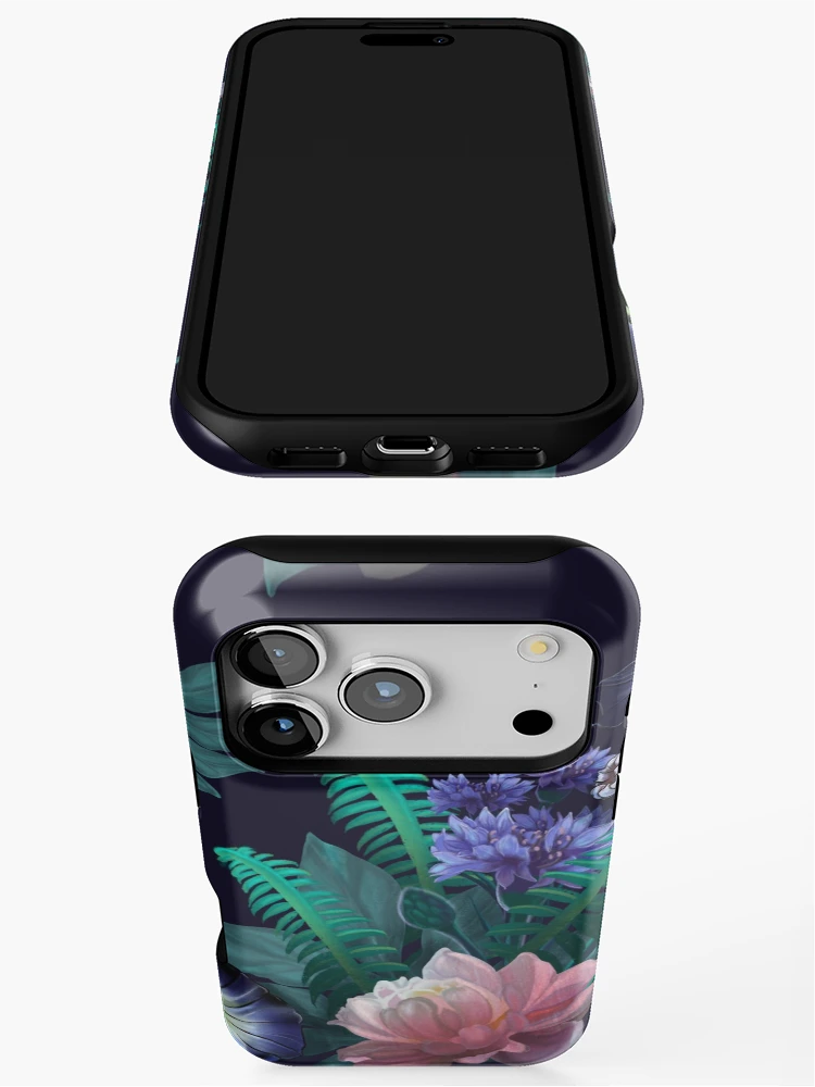 Thumbnail 3 of 4, iPhone Case, Peonies. Spring Flower Pattern. designed and sold by Dobrix.