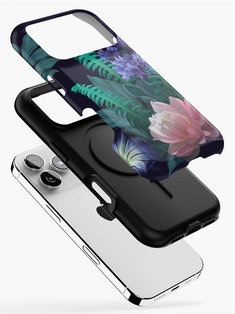 Thumbnail 2 of 4, iPhone Case, Peonies. Spring Flower Pattern. designed and sold by Dobrix.