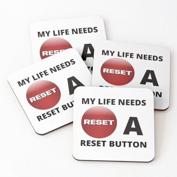 Item preview, My Life Needs A Reset Button designed and sold by RGRamsey.