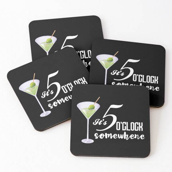Item preview, It's 5 o'clock somewhere (Martini) designed and sold by CarpenterPhoto.