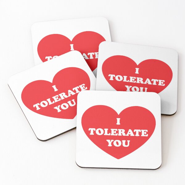 Item preview, I Tolerate You Heart designed and sold by blueveins.