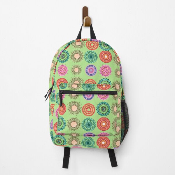 Item preview, Green,Orange and Pink Mandala Pattern designed and sold by BhavyaBathla.