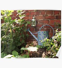 rustic. beans and can. Poster