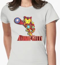 Atomic Kitty Women's Fitted T-Shirt