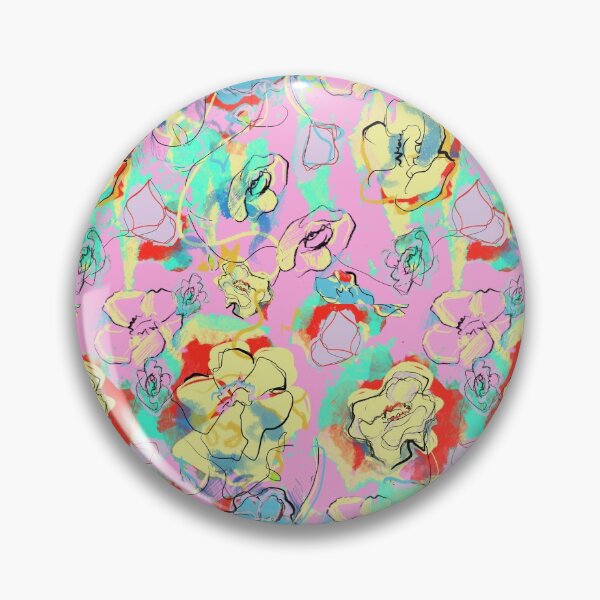 Item preview, colorful floral pattern designed and sold by cemreyigitsahin.