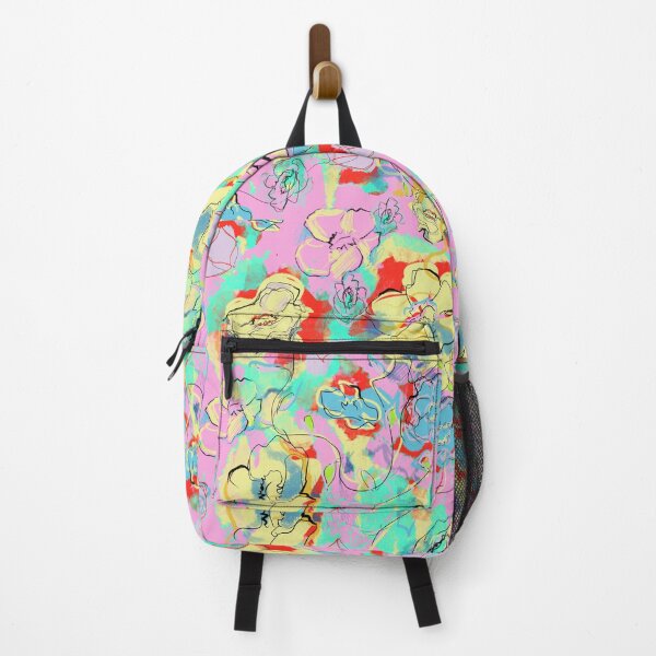 Item preview, colorful floral pattern designed and sold by cemreyigitsahin.