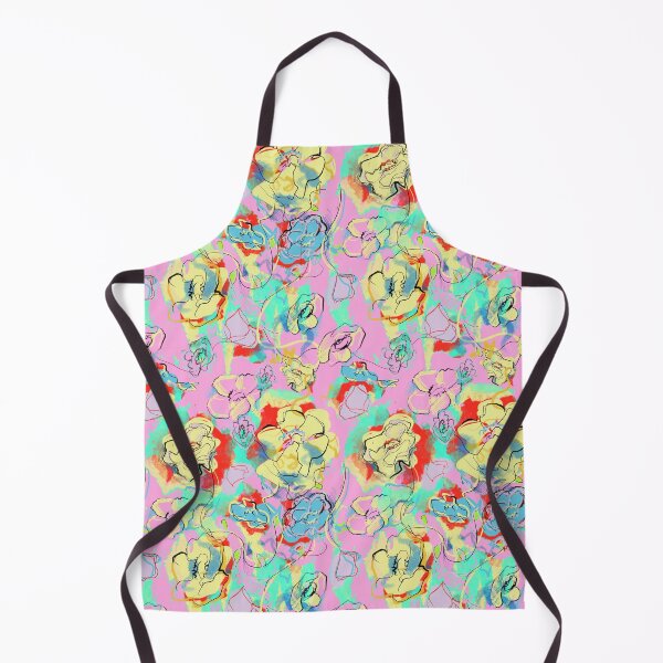 Item preview, colorful floral pattern designed and sold by cemreyigitsahin.