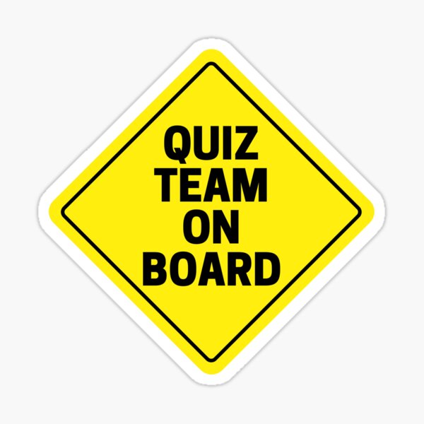 Item preview, Quiz Team On Board designed and sold by PaynesPopUpQuiz.