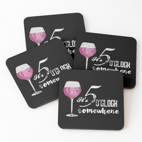 Item preview, Copy of It's 5 o'clock somewhere (red wine) vintage designed and sold by CarpenterPhoto.