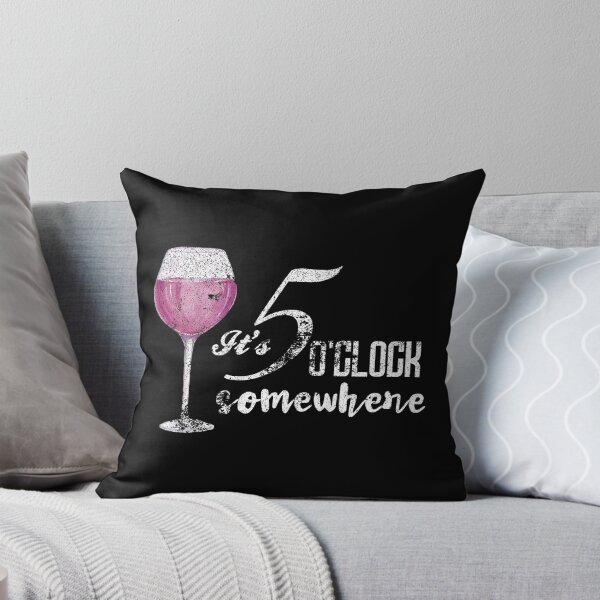 Item preview, Copy of It's 5 o'clock somewhere (red wine) vintage designed and sold by CarpenterPhoto.