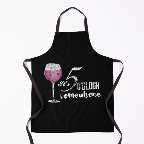 Item preview, Copy of It's 5 o'clock somewhere (red wine) vintage designed and sold by CarpenterPhoto.