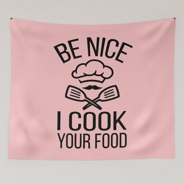 Item preview, Be Nice I Cook Your Food - Funny Food humor designed and sold by meedTee.