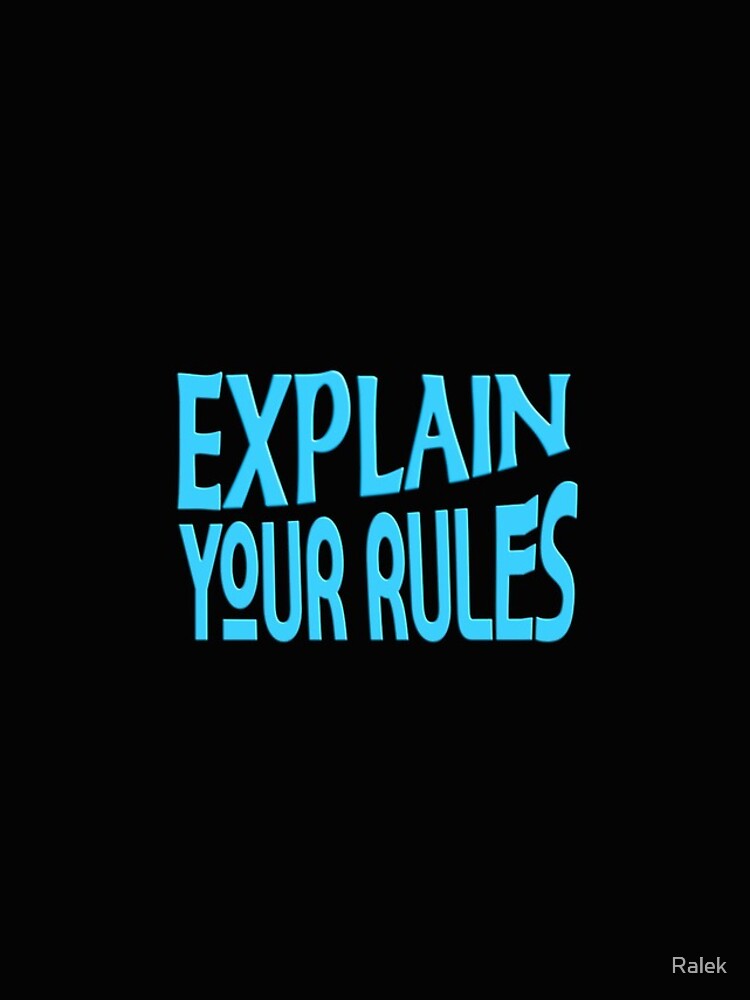 Thumbnail 4 of 4, iPhone Case, EXPLAIN YOUR RULES designed and sold by Ralek.