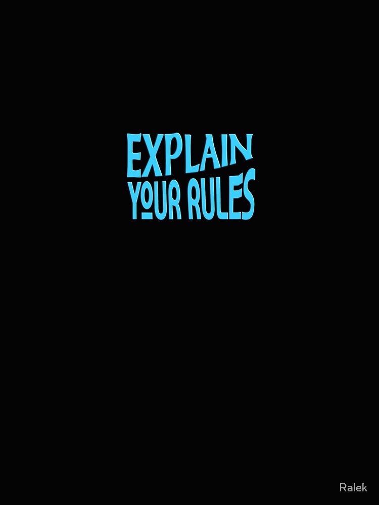 Thumbnail 5 of 5, A-Line Dress, EXPLAIN YOUR RULES designed and sold by Ralek.