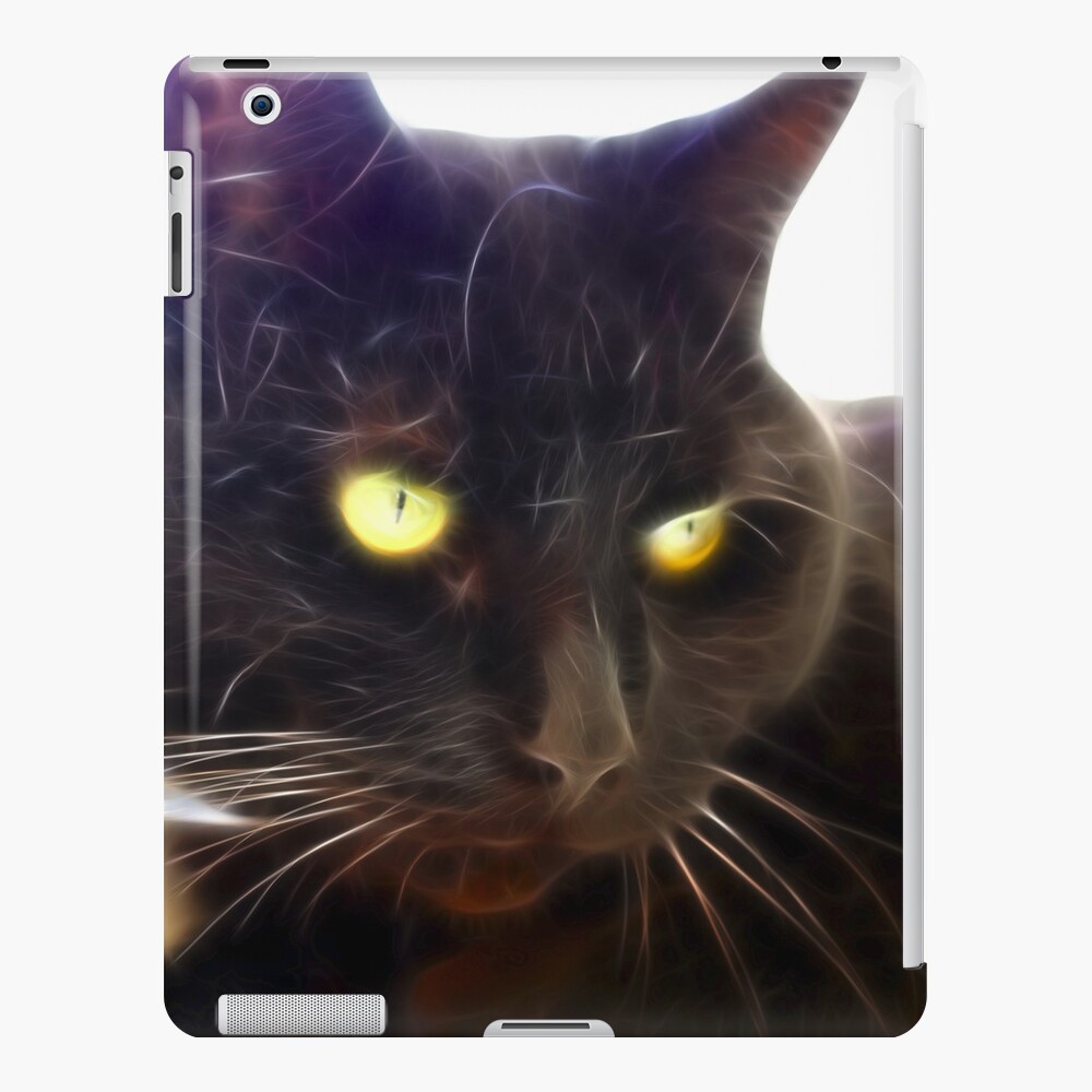 Black Cat iPad Case & Skin