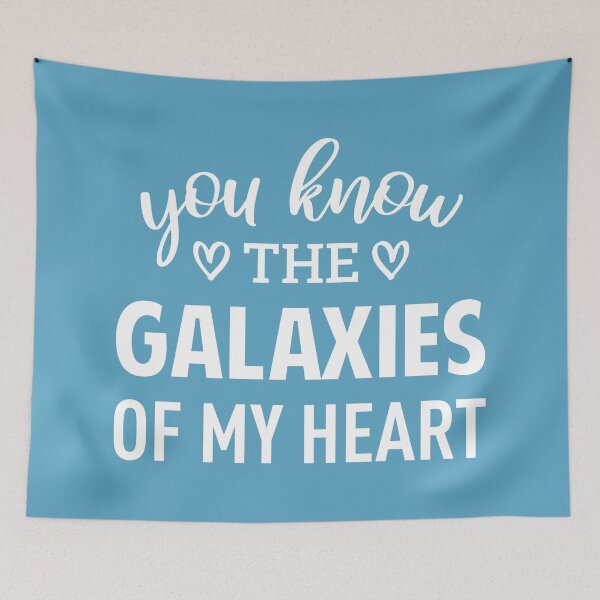 Item preview, You Know The Galaxies Of My Heart (Blue BG) designed and sold by FilipeFerreira.