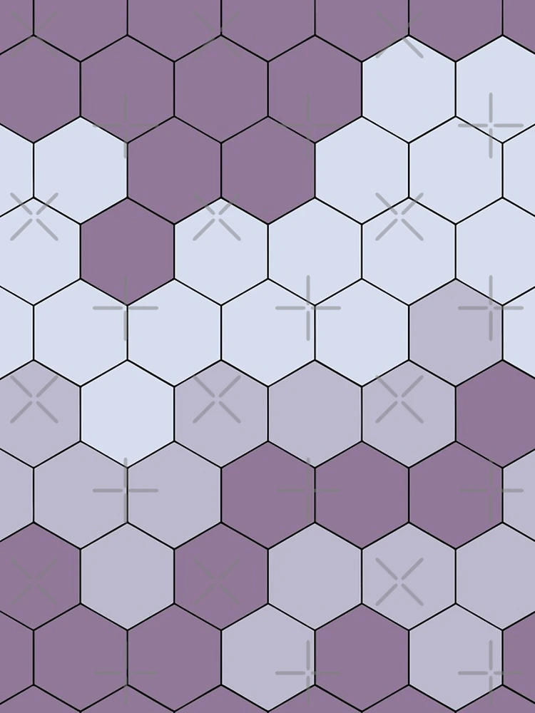Thumbnail 4 of 4, iPhone Case, Hexagonal Purple Color Pattern designed and sold by MagicSpread.