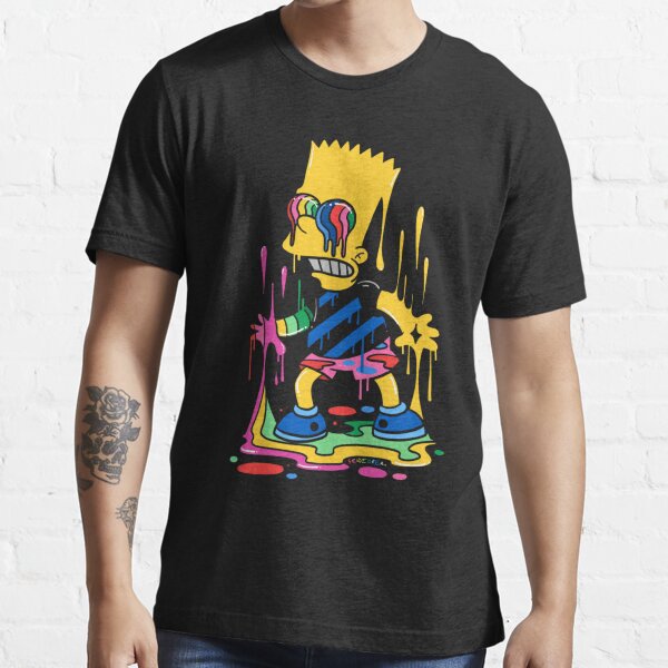 Simpsons Trippy Bart Classic Essential T-Shirt