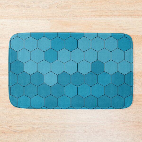 Item preview, Hexagonal Dark Blue Color Pattern designed and sold by MagicSpread.