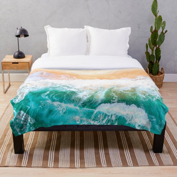 Item preview, The hot sand of a tropical beach cooled by the blue waves of the cold ocean designed and sold by adryatyca.