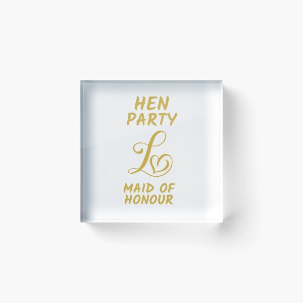 Item preview, HEN PARTY LOVE MAID OF HONOUR designed and sold by kawrdesigns.