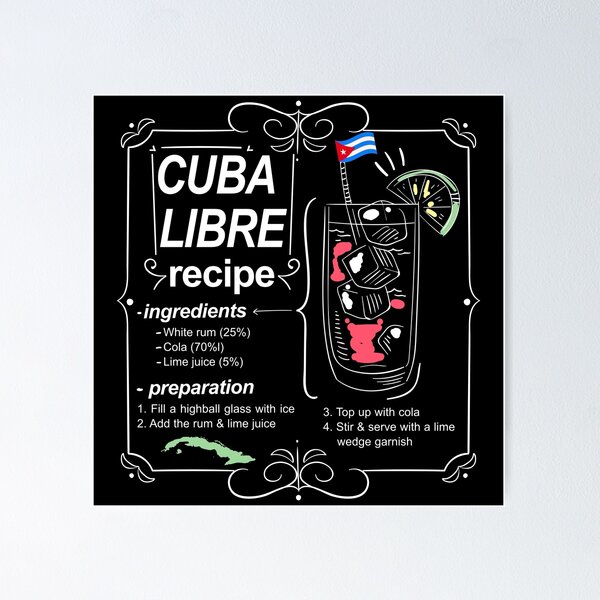 Premium Vector  Cuba libre rum and coke cocktail in glass alcohol drink  with ice lime and orange fruit piece for decor cold summer refreshing  highball beverage with cola and whiskey flat