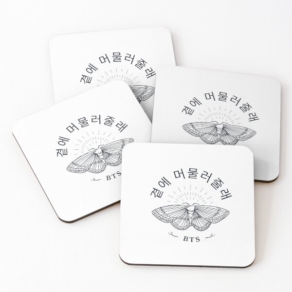 Item preview, BTS Butterfly Black Kpop designed and sold by Kdramaspot.