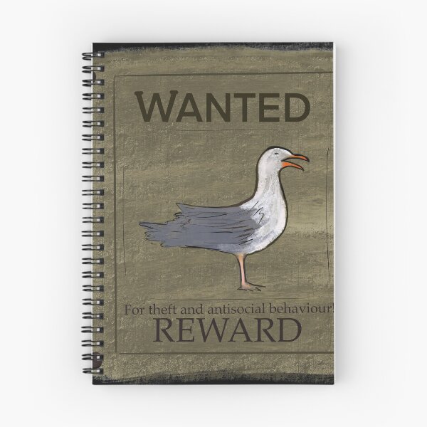 Item preview, Wanted poster ~ seagull  designed and sold by Treasuredreams.