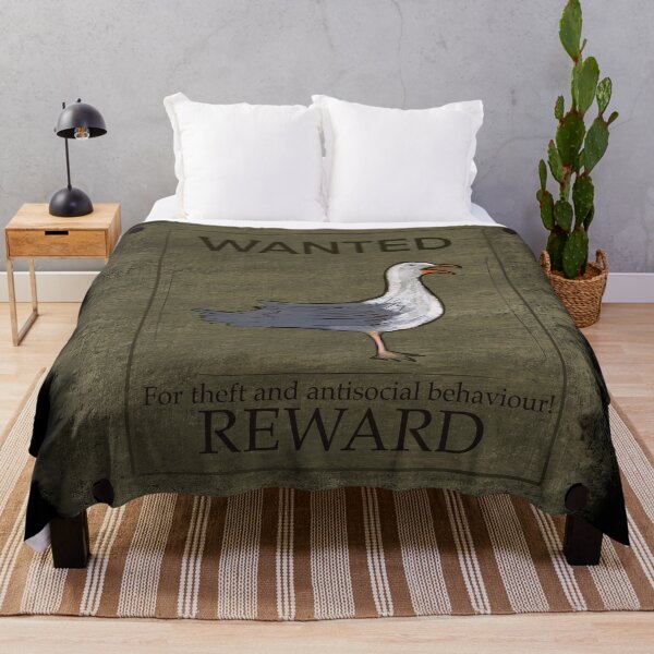 Item preview, Wanted poster ~ seagull designed and sold by Treasuredreams.