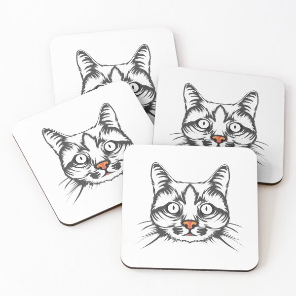 Item preview, Cute Cat with Red Nose designed and sold by HarrietShop1.