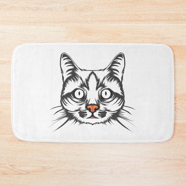 Item preview, Cute Cat with Red Nose designed and sold by HarrietShop1.