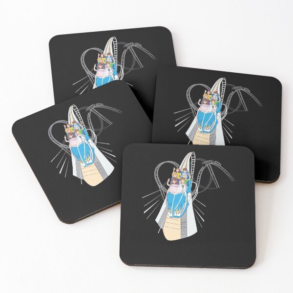 Item preview, Anime Lovers Anime Characters Riding Roller Coaster designed and sold by Ginger217.