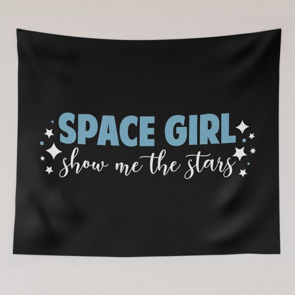 Item preview, Space Girl - Show Me The Stars (White) designed and sold by FilipeFerreira.