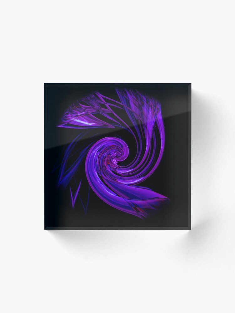 Thumbnail 1 of 5, Acrylic Block, Smoke Design designed and sold by Ralad2021.