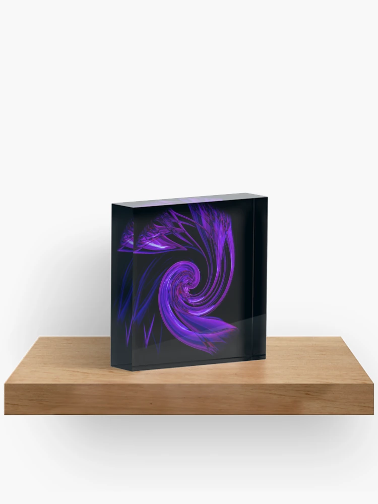 Thumbnail 2 of 5, Acrylic Block, Smoke Design designed and sold by Rachael Atkins.
