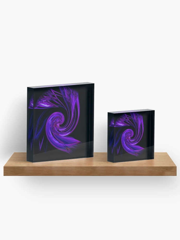 Thumbnail 3 of 5, Acrylic Block, Smoke Design designed and sold by Rachael Atkins.