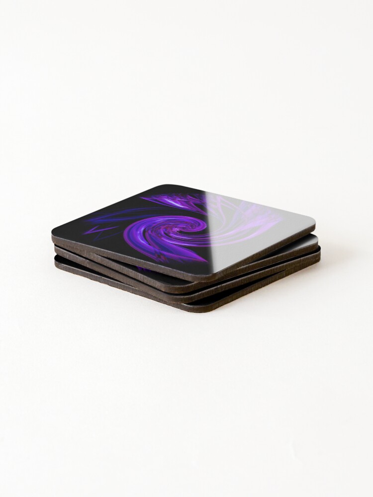 Thumbnail 4 of 5, Coasters (Set of 4), Smoke Design designed and sold by Ralad2021.