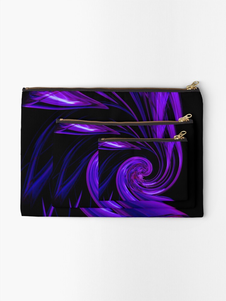 Thumbnail 2 of 4, Zipper Pouch, Smoke Design designed and sold by Ralad2021.