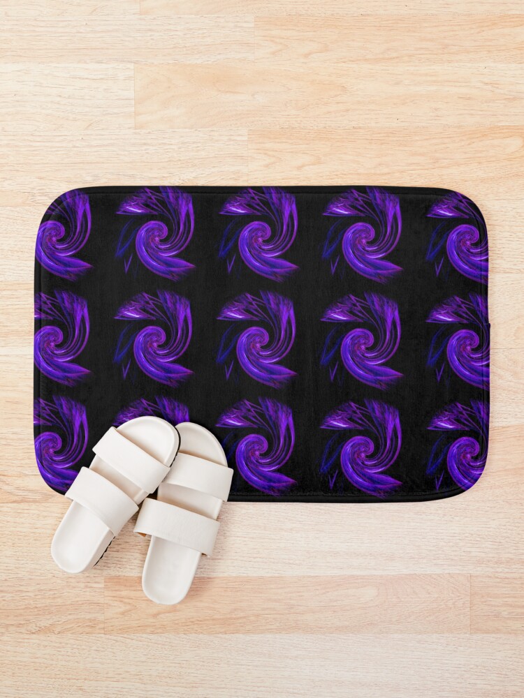 Thumbnail 1 of 6, Bath Mat, Smoke Design designed and sold by Ralad2021.