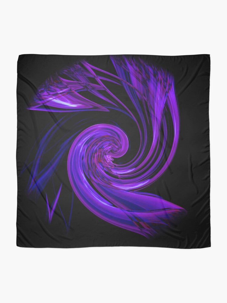 Thumbnail 2 of 3, Scarf, Smoke Design designed and sold by Ralad2021.