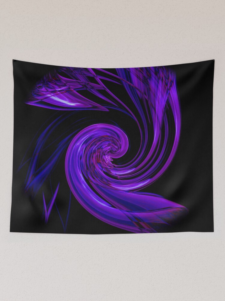 Thumbnail 2 of 3, Tapestry, Smoke Design designed and sold by Ralad2021.