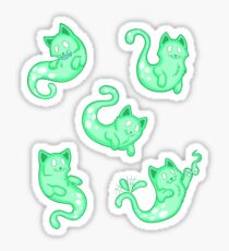 Catsper- Green Sticker