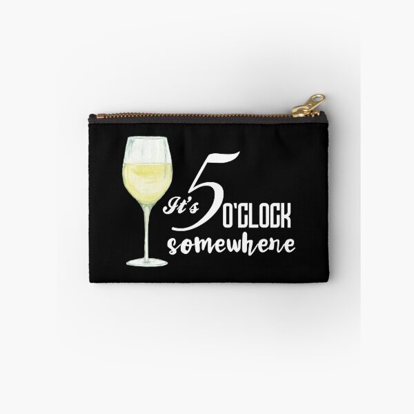 Item preview, It's 5 o'clock somewhere (white wine) designed and sold by CarpenterPhoto.