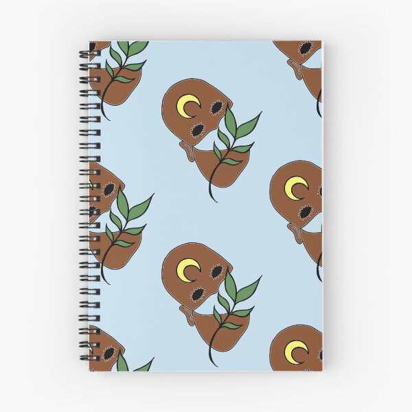 Item preview, Plant Lover, Creepy Face with Plant Leaf - Repeat Print designed and sold by 10pmCreations.