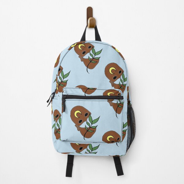 Item preview, Plant Lover, Creepy Face with Plant Leaf - Repeat Print designed and sold by 10pmCreations.