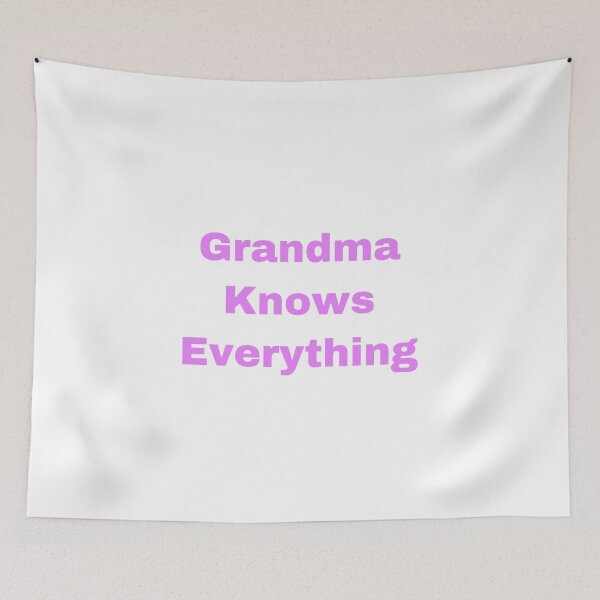 Item preview, Grandma Knows Everything designed and sold by Yeewen88.