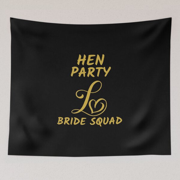 Item preview, HEN PARTY LOVE BRIDE SQUAD designed and sold by kawrdesigns.