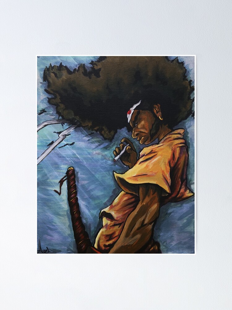 Afro Samurai - #0008 Poster for Sale by diegosilvaarts